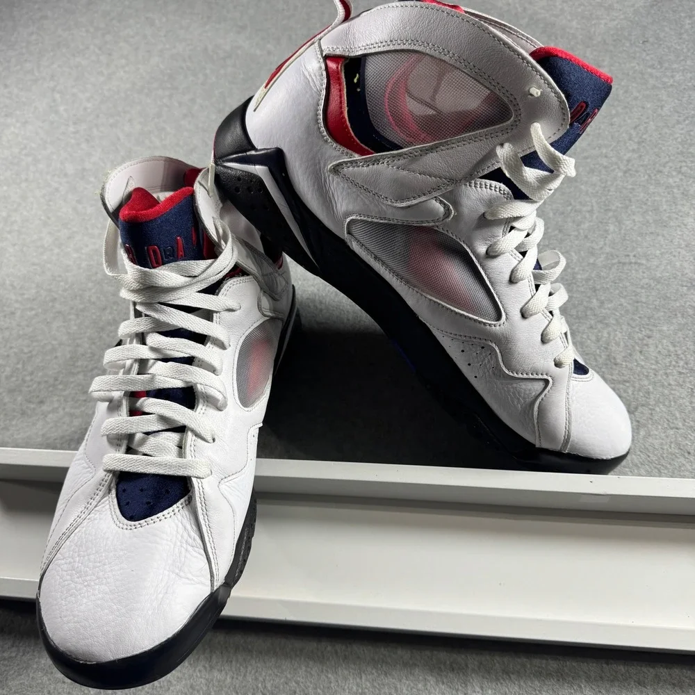Jordan Air Jordan 7 Retro BCFC Mens 14 White PSG CZ0789-105 Excellent Paname